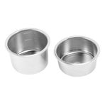 Spactz 2 Paket 2/4 Filtre Bardağı 51 mm Bardak Yedek Filtre Sepeti Kahve Altı, EC680 EC685 için