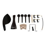 Spactz 4/4 Keman Parçaları Tailpiece Mandallar Chinrest Maple Köprü Seti