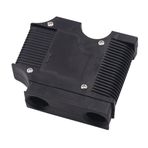 Spactz Marine Bumper Retainer Adjuster Fixed Cable Adjuster Hanger Regulator Yat Aksesuarları Siyah