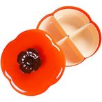 Spactz Trabzon Hurması Atıştırmalık Tepsisi, Kurutulmuş Meyve Tepsisi Kapaklı Şeker Tabağı Taşınabilir Şeker Tabağı Dayanıklı Kullanımı 26.8x9.5cm