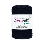Spagettiyarn Lacivert Pamuk Makrome İp