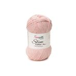 Spagettiyarn Slim Cotton Plus Bebe Pembe El Örgü Ipliği
