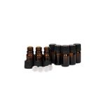 Spain 10 Adet 5 ml Medikal Kahverengi Kehribar(AMBER) Cam Şişe ( Içten Damlalıklı 5 Cc )