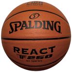 Spalding React FIBA TF 250 76967Z, üniseks basketbol topu, turuncu, 7 EU
