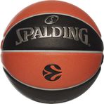 Spalding United Sports Unisex – Yetişkin Euroleague Varsity TF-150 Sz5 Top, Siyah/Turuncu