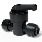 Spalolen 10 Paket Hızlı Bağlantı 1/4 "Damla Sulama Kapatma Vanası, Evrensel Damla Sulama Borusu Kaplin Vanası, Sızdırmaz Konnektör Yağmurlama veya Damla Sulama Sistemi için Kilitleme Bağlantısı