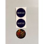 Sparco Damla Sticker Etiket Kabartmalı 3d Silikon Direk Arması Sparco Epoksi 2adet 3,5x3,5cm Lacivert