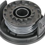 SPARES2GO İplik Makarası ve Kapak 6 m Bosch Art 23 SL Art 26 SL ile Uyumlu Çim Biçme Makinesi (1,5 mm)