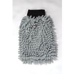 Spark (3 Adet) 7050 Mikrofiber Şönil Oto Temizlik ve Kurulama Eldiveni 16X24 Cm. Gri