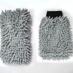 Spark 7040 Mikrofiber Şönil Oto Yıkama Süngeri ve 7050 Şönil Temizlik & Kurulama Eldiveni 2'li Set