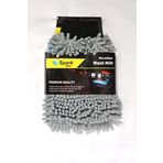 Spark 7050 Mikrofiber Şönil 16x24 cm Gri Oto Temizlik ve Kurulama Eldiveni