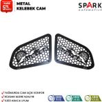 Spark Oto Aksesuar Dacia Duster 2018-2024 Yıl Aralığı Uyumlu Metal Kelebek Cam 2 Parça