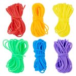 Sparkeads 2 mm içi boş lastik kordon, renkli hortum ipleri, kuaför takısı, kolye için ipler, ev dekorasyonu, örgü, bileklik, süsleme, halhal, kendin yap, kadın, anahtarlık