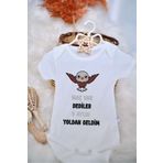 SPARKLY BABY ORGANİK %100 PAMUKLU MAÇ VAR DEDİLER BEŞİKTAŞ BASKILI YENİ Bebek Body Çıtçıtlı Badi
