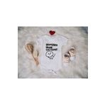 SPARKLY BABY ORGANİK %100 PAMUKLU SEVMEZSEN SEVME BASKILI Bebek Body Çıtçıtlı Badi