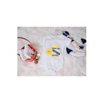 SPARKLY BABY ORGANİK %100 PAMUKLU TEYZEM HALLEDER BASKILI Bebek Body Çıtçıtlı Badi