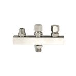 Sparmax 1/4 Erkek Airbrush Üçlü Çoklayıcı