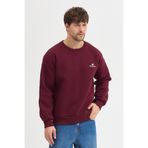 Sparrow Erkek Oversize Sweatshirt Pamuklu Bisiklet Yaka Nakışlı 3 İplik
