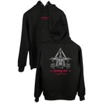 Spartan Extreme Fitness Halter Gym Bodybuilding Ön ve Arka Baskılı Sweatshirt Unisex Kapüşonlu Hoodie Siyah