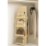 Spartek home textile 8 Cepli Dolap Içi Çanta Ve Ayakkabı Düzenleyici Krem 110X37