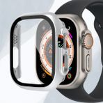 Spasibo Apple Watch Ultra Titanium Series Kılıf | Darbe Dayanıklı Koruma | Premium Apple Watch Ultra Kılıfı - Naturel Titanium