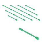 Spatül 20cm Yeşil - Plastik Laboratuvar Kaşığı - 12 Adetlik Toptan Set
