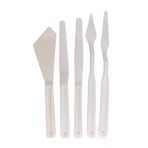 Spatula Seti Plastik, Akrilik, Yağlı Boya, Hobi, Modelaj, Esnek ve Ergonomik 5'li Set