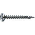 Spax Evrensel Vida, Sunta Vidası 4 x 12 mm, 1.000 Adet, Tam Dişli, Yuvarlak Silindir Başlı, Yıldız Z2, 4kesici Uçlu, Wırox Kaplama