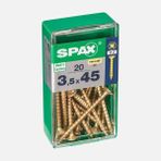 Spax Sarı 3.5x45 mm Havşa Vida