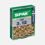 Spax Sarı 3x12 mm Havşa Vida