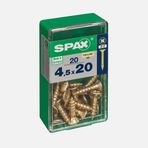 Spax Sarı 4.5x20 mm Havşa Vida