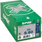 Spax Sunta Vidası 5 x 60 Mm 500 Adet Yarım Dişli Havşa Başlı Wırox Kaplama