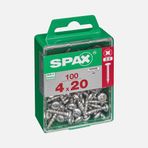 Spax Yuvarlak Başlı 4x20 mm Galvaniz