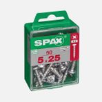 Spax Yuvarlak Başlı 5x25 mm Galvaniz