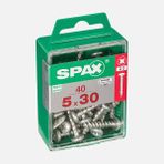 Spax Yuvarlak Başlı 5x30 mm Galvaniz