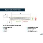 SPC812-26Fİ Çelik Kablo / Hortum Çorabı - Gümüş Grisi