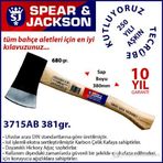Spear & Jackson 3715AB 680gr Ağaç Saplı Balta