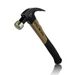 Spec Ops Spec-M20FG Tools fiberglas çekiç, 590 ml, kavisli pençe, darbe emici sap,%3 askerlere bağışlanmış, siyah/kahverengi