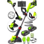 Spech Power Akülü Şarjlı Kenar Ot Çalı Çim Biçme Tırpan Makinesi 798 Vf 25 Ah Karbon Motor 2x Akülü