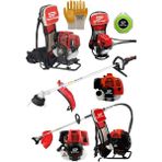 Spech Power Teknoloji 20 Hp Sırt Tipi Turbo Benzinli Motorlu Ot Çalı Tırpanı Çim Biçme Tirpan Makinesi