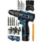 Spech Power USA 58Volt 12 Ah 27 Pcs SetKorumalı Çelik Şanzuman 2 Akülü Vidalama Şarjlı Matkap
