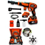 Spech Power Yüksek Basınçlı Kömürsüz Motor Akülü Oto Araba Yıkama Makinesi Şarjlı max 110 Bar