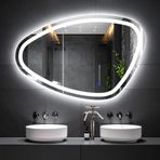 Speci Led'li Lazer Kumlamalı Lavabo & Banyo Aynası (Dokunmatik Sensörlü) beyaz led 100 x 65