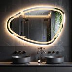 Speci Led'li Lazer Kumlamalı Lavabo & Banyo Aynası (Dokunmatik Sensörlü) günışığı led 100 x 65