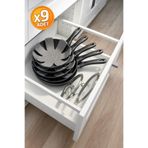 Special Action 9 Adet Tava,Tencere Ve Bor Cam Koruyucu Düzenleyici Çizdirmez Elyaf Keçe 30x30