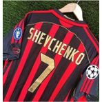 Special Arena A.c Milan 2007 Andriy Shevchenko Özel Nostalji Forması - Kırmızı