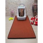 Special Matt (50X110 Cm) Kedi Tuvalet Önü Paspası Kedi Kumu Paspası Kedi Matı - 50 x 100 cm - Kahve