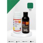 Special Yeşil Deri Boyası ve Cilası 100 mL - 2'li Set / Mont Eşya Çanta Deri Boyası