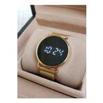 Spectrum Gold Renk Mıknatıslı Kordon Dokunmatik Unisex Saat