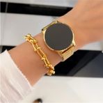 Spectrum Gold Unisex Çelik Dijital Dokunmatik Ekran Kol Saati - Rose